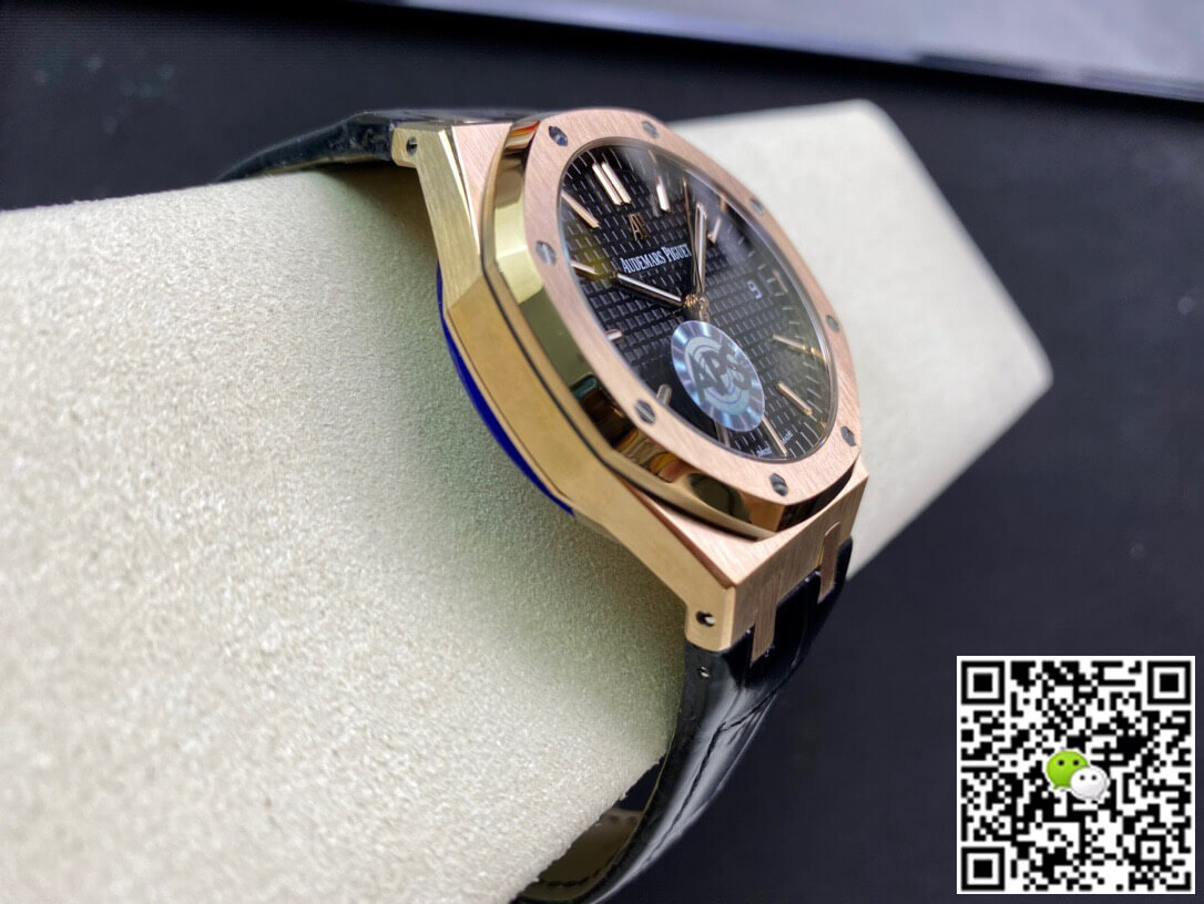 Replica Audemars P1g*et Royal Oak 15500OR.OO.D002CR.01 1:1 Best Edition APS Factory Black Dial