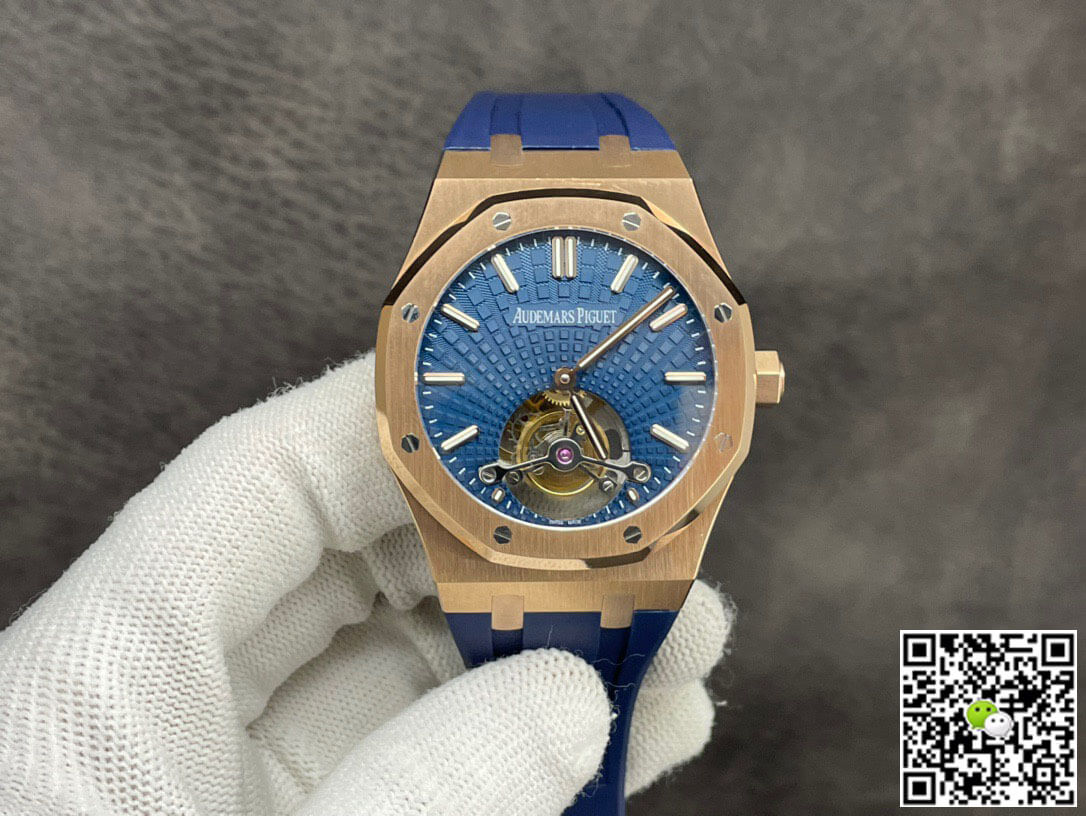 Replica Audemars P1g*et Royal Oak Tourbillon 1:1 Best Edition R8 Factory Rubber Strap