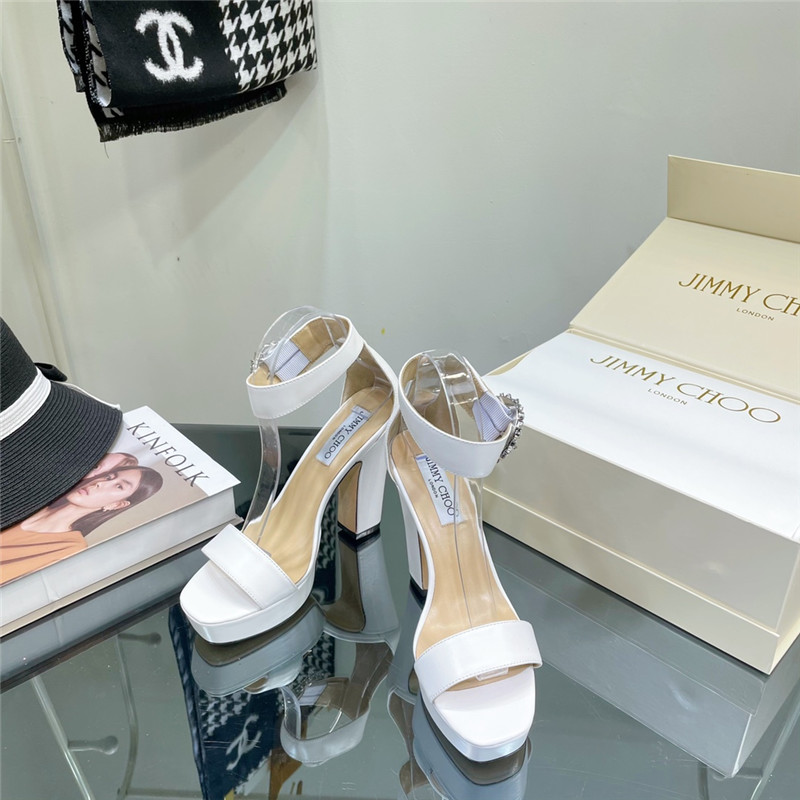 J1m*y Ch00 block heel sandals