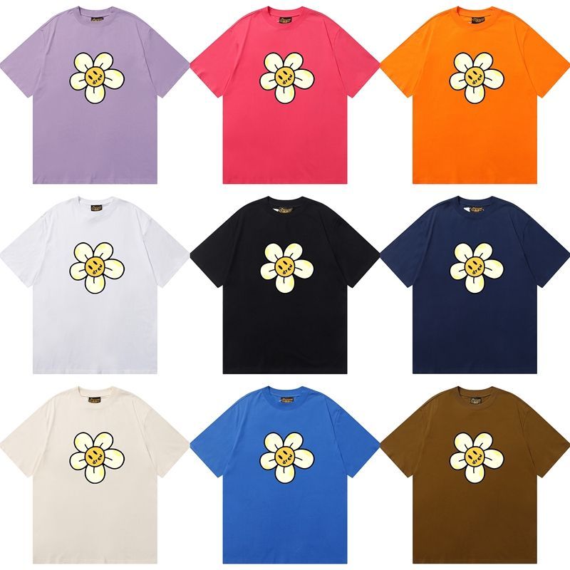 Drew Flower Cotton T-Shirt