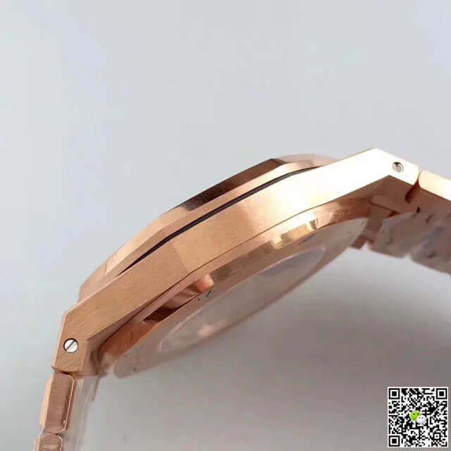 Replica Audemars P1g*et Royal Oak 15400OR.OO.1220OR.03 1:1 Best Edition JF Factory Blue Dial