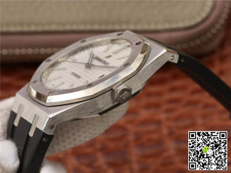 Replica Audemars P1g*et Royal Oak 15400 JF Factory 1:1 Best Edition Swiss ETA3120 White Dial