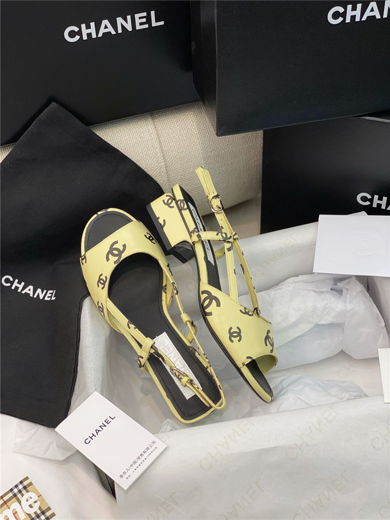 Ch**el flat cutout sandals