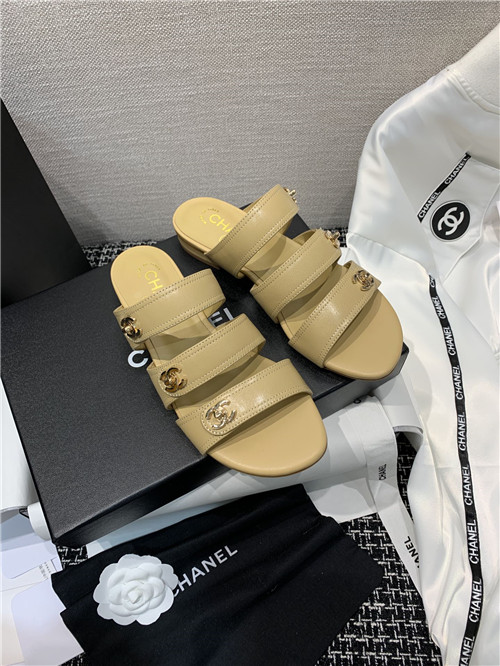 Ch**el flat sandals slippers