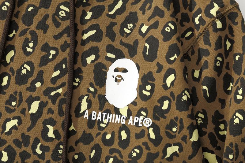 BAPE Leopard Pullover Hoodie