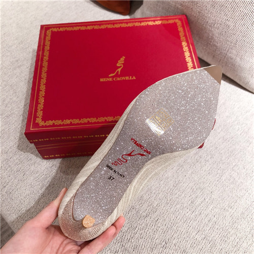 rene caovilla high heel booties