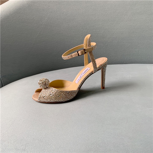 J1m*y Ch00 pearl heels sandals