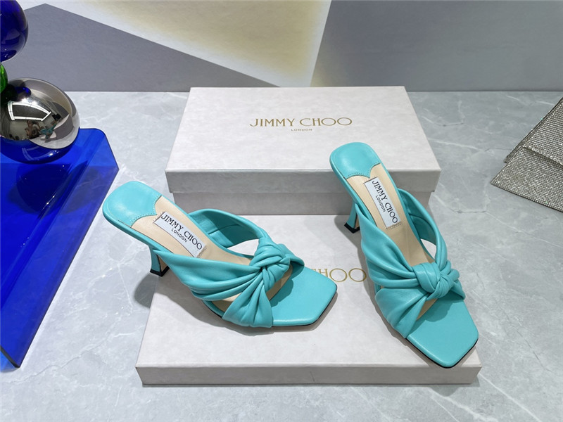 J1m*y Ch00 bow heels dupe square toe bow sandals