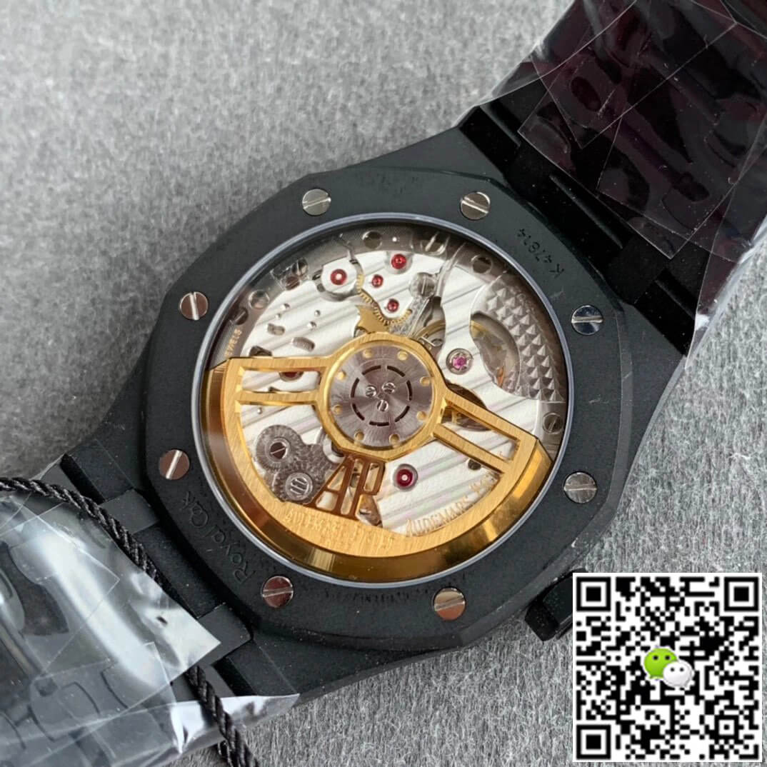 Replica Audemars P1g*et Royal Oak 15500 DLC Version 1:1 Best Edition ZF Factory Blue Dial