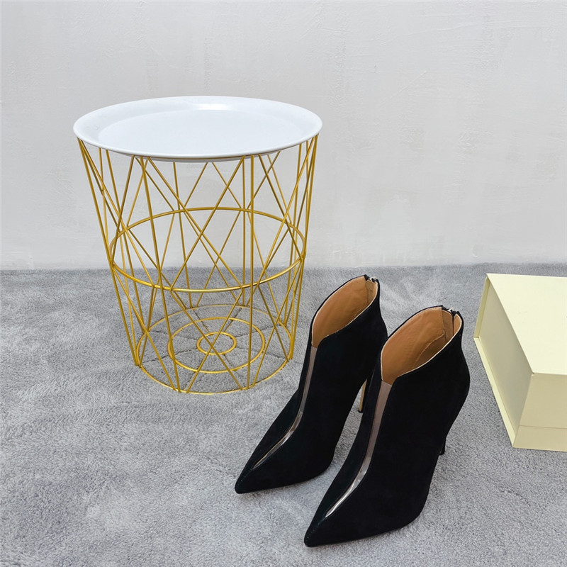 J1m*y Ch00 Pearl Heels Dupe pointed toe heeled booties