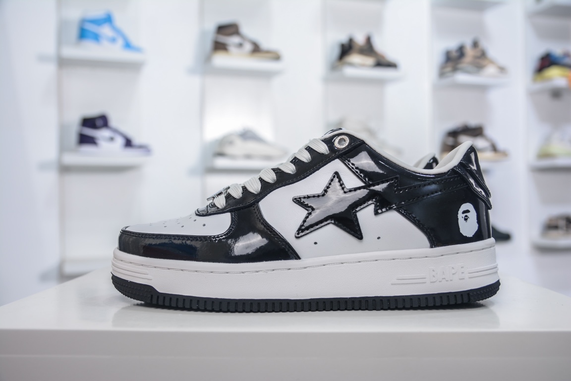 A Bathing Ape Bape Sta Low Black