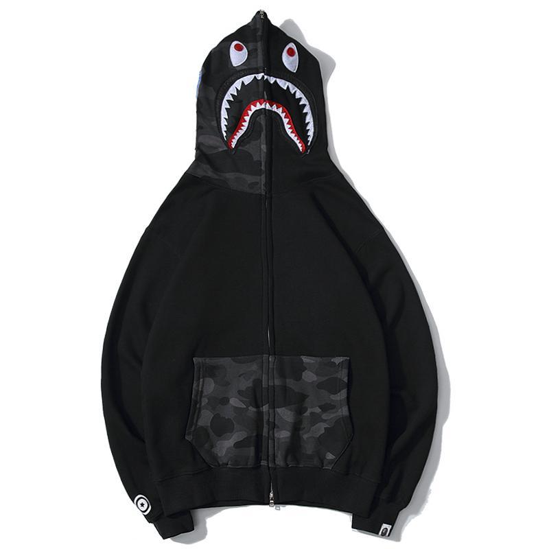 BAPE Color Camo NW20 Full Zip Shark Hoodie