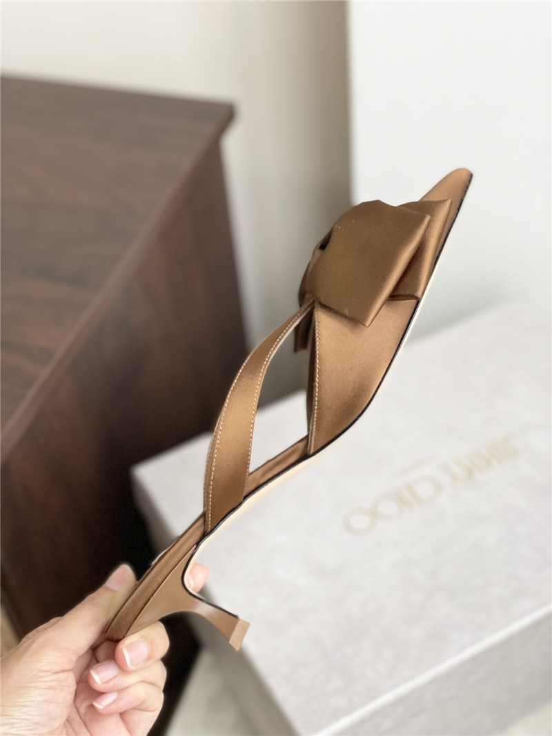 J1m*y Ch00 bow heels dupe bow-embellished sandals