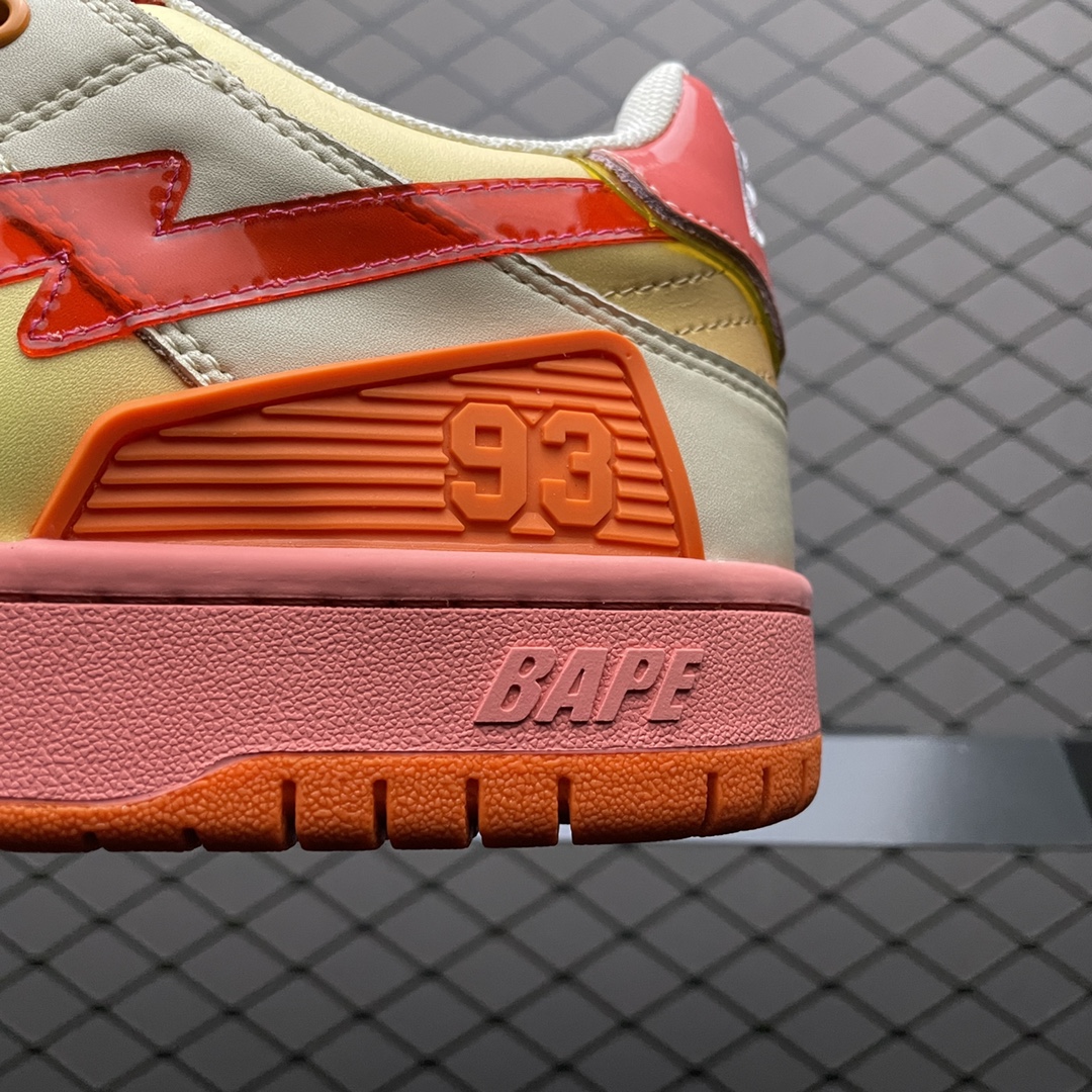 A Bathing Ape Bape SK8 Sta Orange