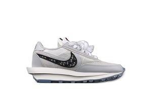 D10r x Sacai x Nk LVD Waffle Daybreak, Swoosh Silver
