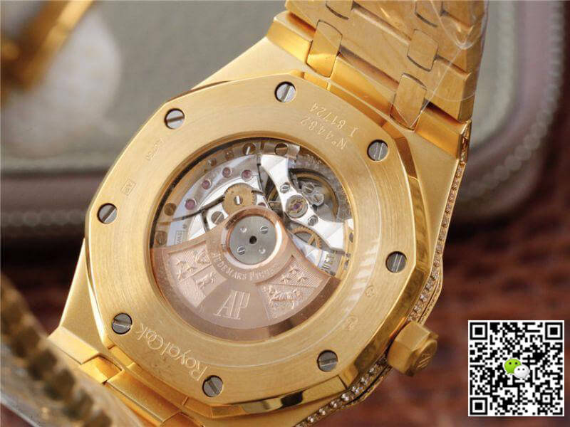 Replica Audemars P1g*et Royal Oak 15400.OR01 1:1 Best Edition Swiss ETA3120 White D1am0nd Dial