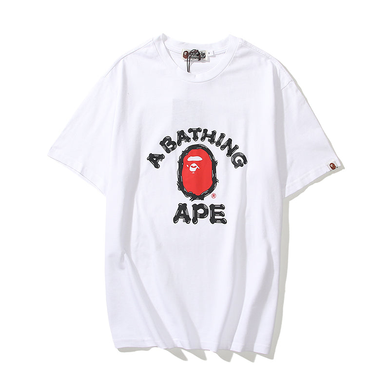 Bape A Bathing Ape Graffiti College Cotton T Shirt 5102