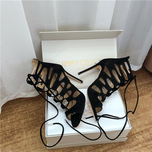 J1m*y Ch00 high heel short boots sandals