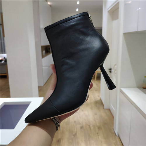 J1m*y Ch00 leather high heel boots