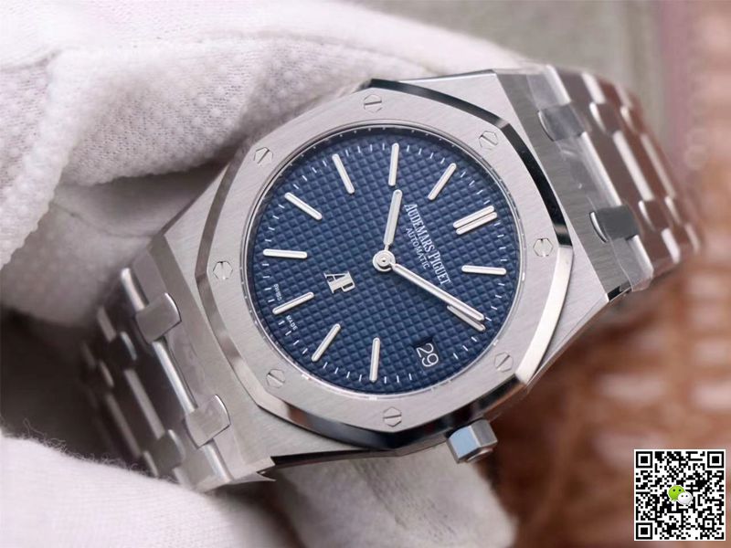 Replica Audemars P1g*et Royal Oak 15202ST.OO.1240ST.01 1:1 Best Edition ZF Factory Blue Dial Swiss ETA2121
