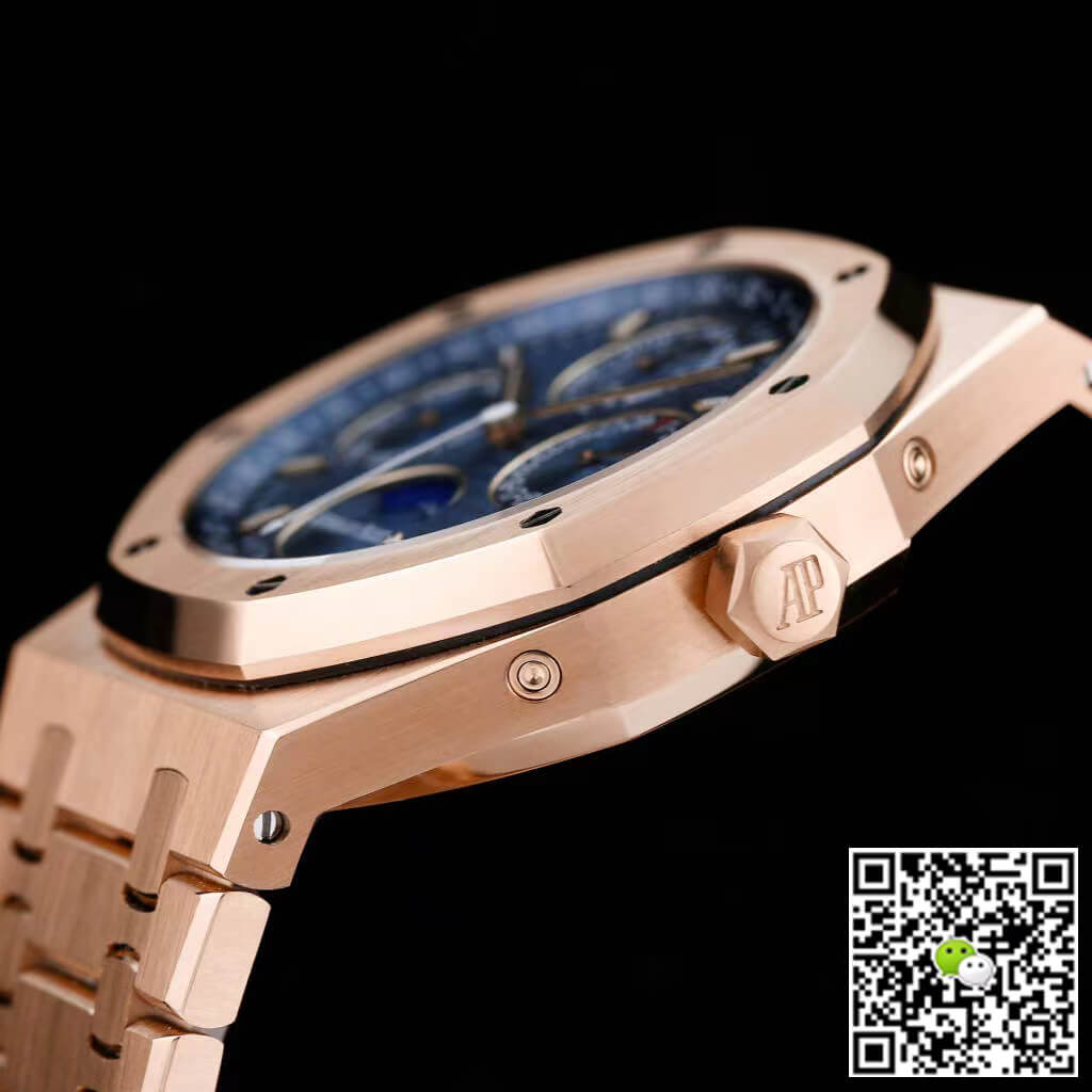 Replica Audemars P1g*et Royal Oak 26574OR.OO.1220OR.03 1:1 Best Edition APS Factory Blue Dial
