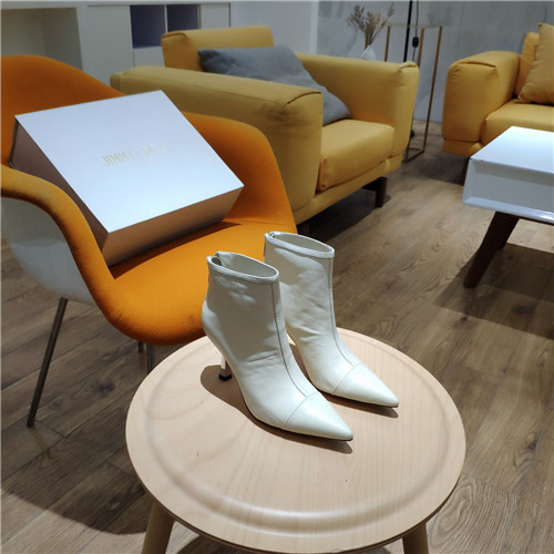 J1m*y Ch00 leather high heel boots