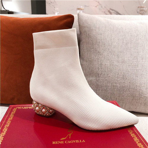 rene caovilla ankle booties