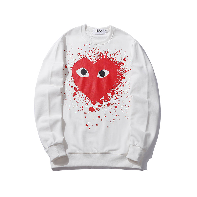 Play Comme Des Garcons Heart Hoodie 3104