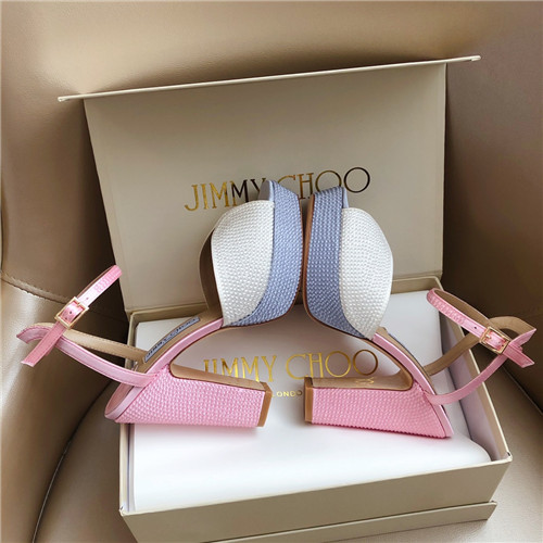 J1m*y Ch00 pearl  block heels
