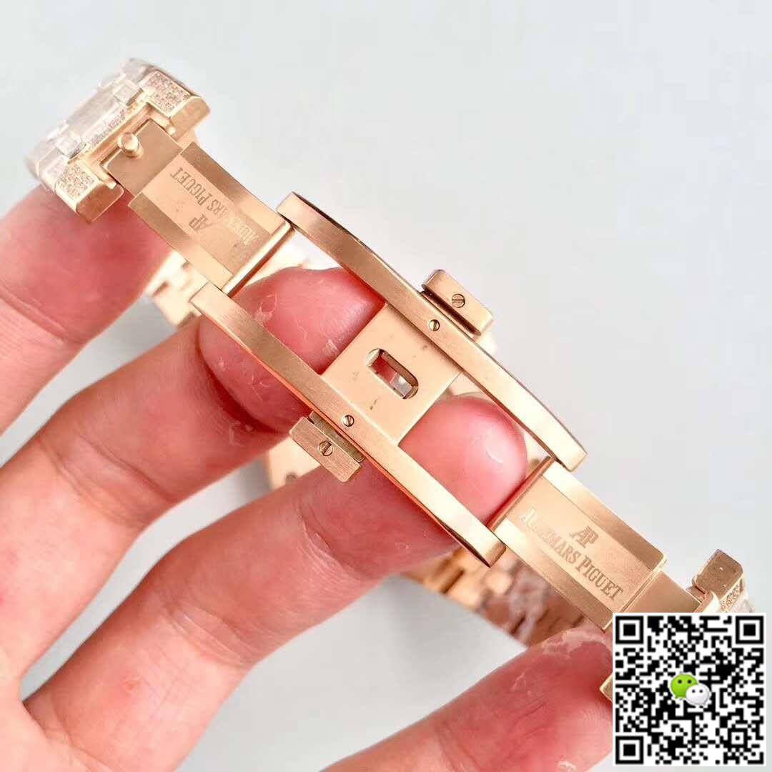Audemars P1g*et Replica 1:1 Best Edition Swiss ETA3120 Rose Gold D1am0nd Dial