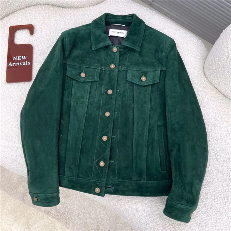 Sa1nt Lau*nt Real Leather Jacket