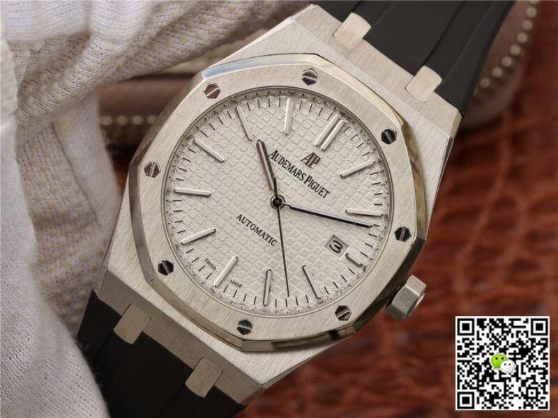 Replica Audemars P1g*et Royal Oak 15400 JF Factory 1:1 Best Edition Swiss ETA3120 White Dial