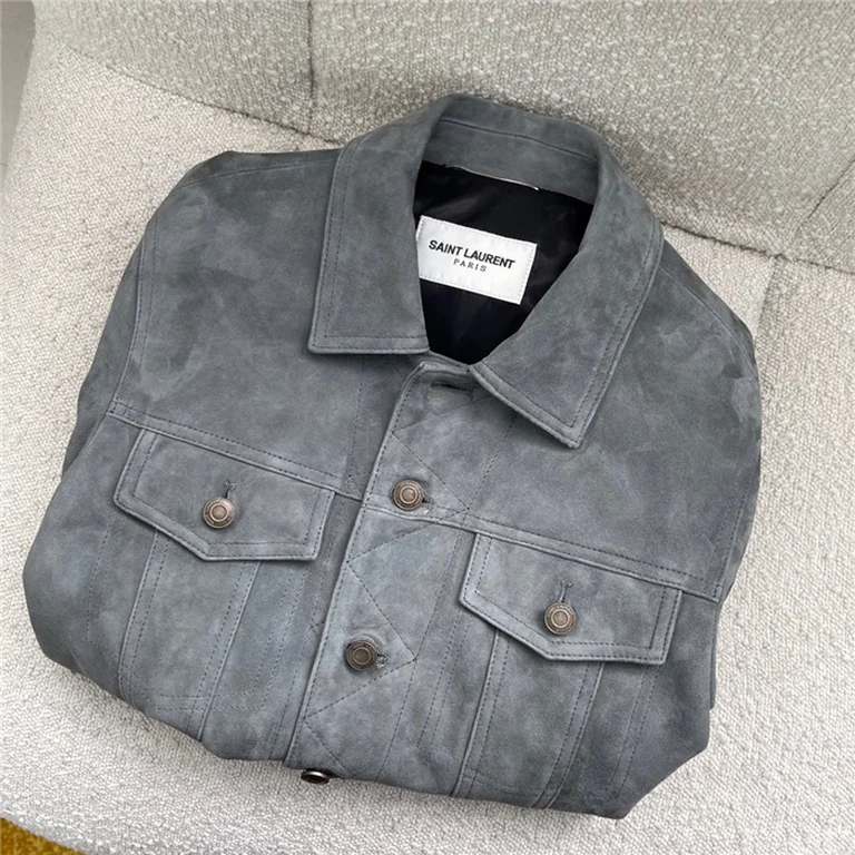 Sa1nt Lau*nt Real Leather Jacket