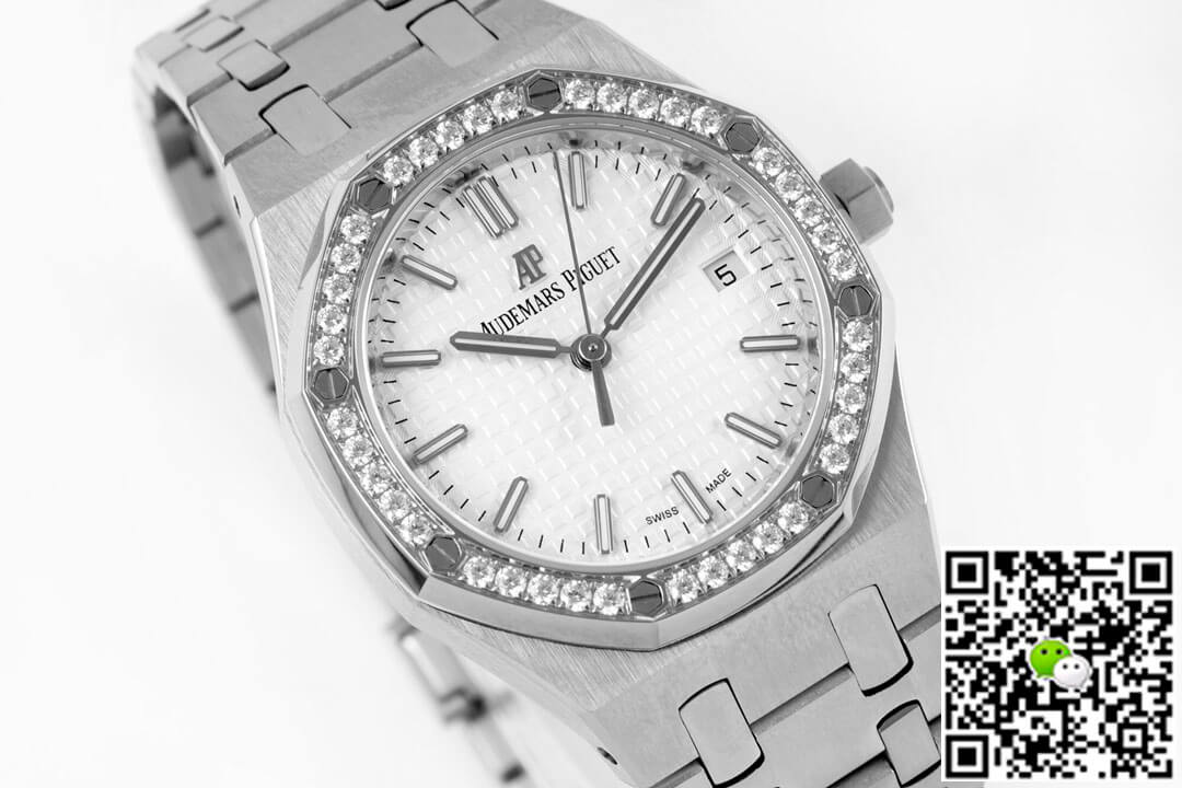 Replica Audemars P1g*et Royal Oak 77350ST 1:1 Best Edition 8F Factory Silver Dial