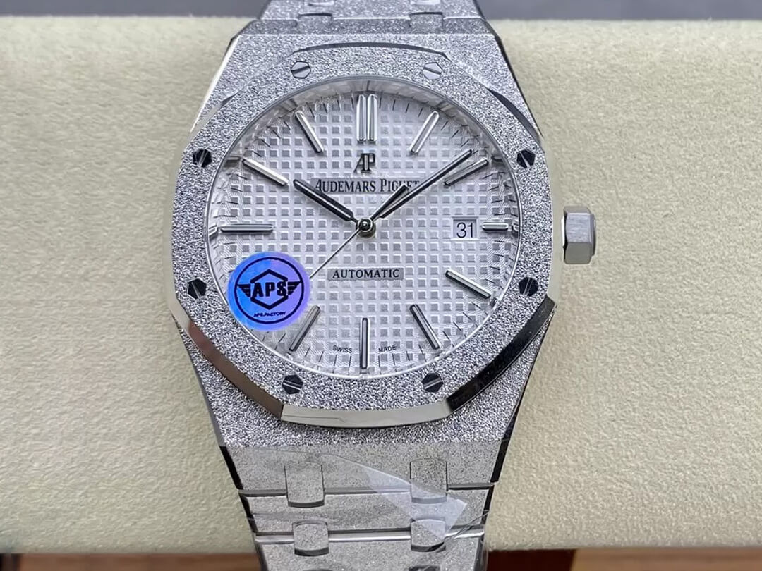 Replica Audemars P1g*et Royal Oak 15410 1:1 Best Edition APS Factory White Dial