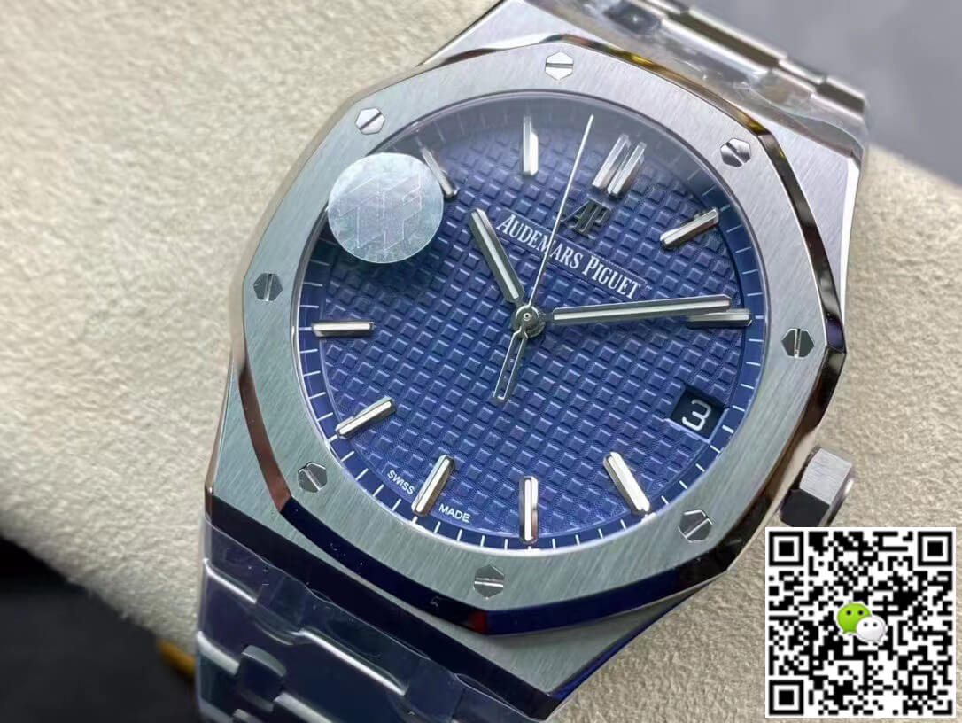 Replica Audemars P1g*et Royal Oak 15500ST.OO.1220ST.01 1:1 Best Edition ZF Factory V2 Version Blue Dial