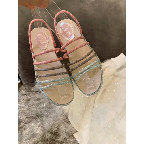 rene caovilla rome slippers sandals