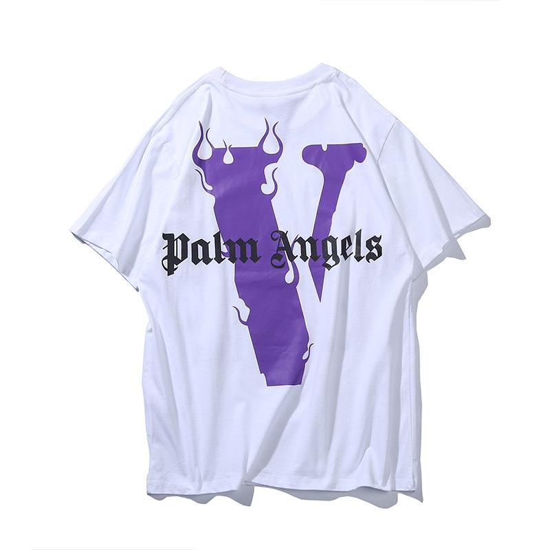 Vlone Palm Angels Purple V Tee