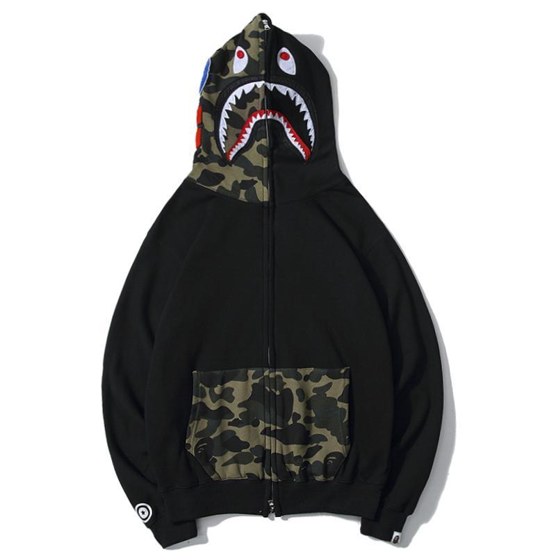 BAPE Color Camo NW20 Full Zip Shark Hoodie