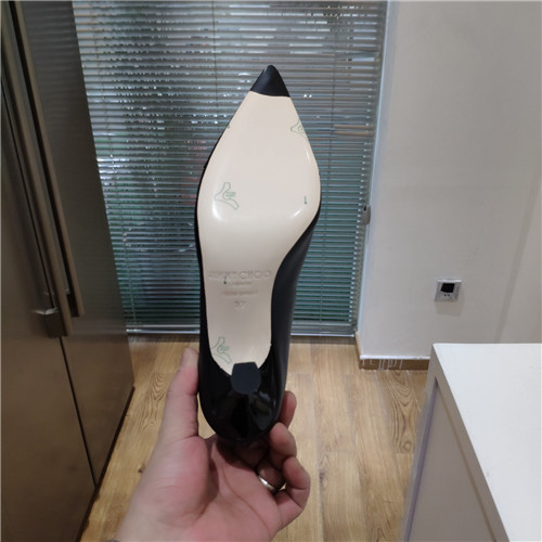 J1m*y Ch00 leather high heel boots