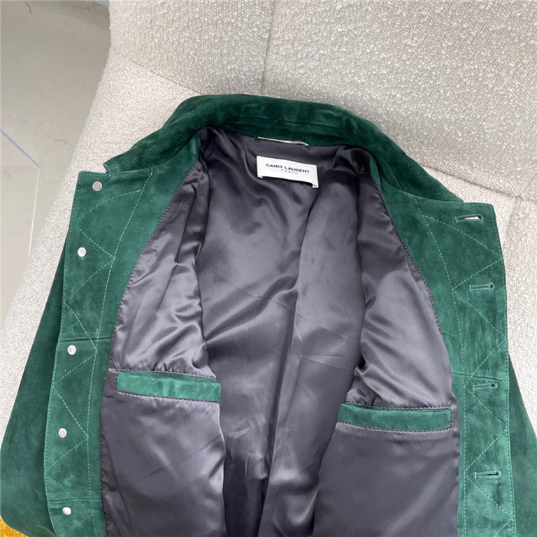 Sa1nt Lau*nt Real Leather Jacket