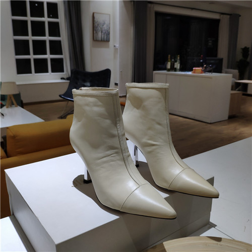 J1m*y Ch00 leather high heel boots