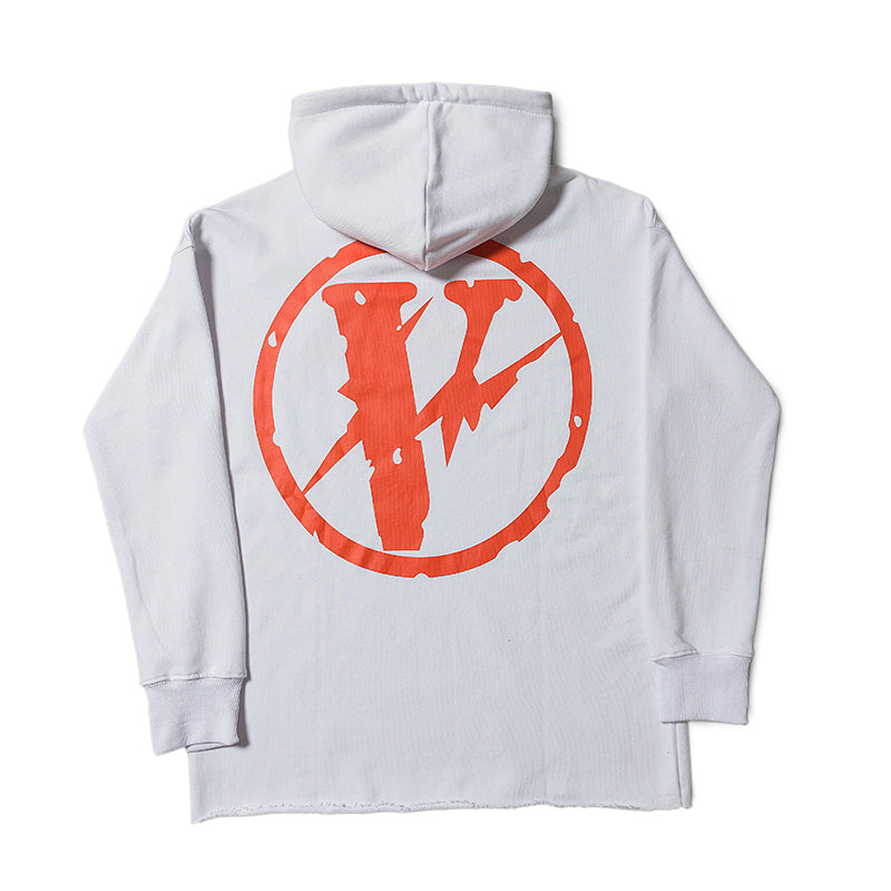 Vlone x Fragment Friends Hoodie Orange V Sweatshirt 6019
