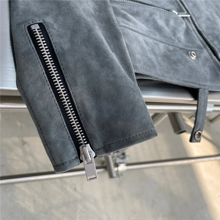 2022fw Sa1nt Lau*nt Real Leather Jacket