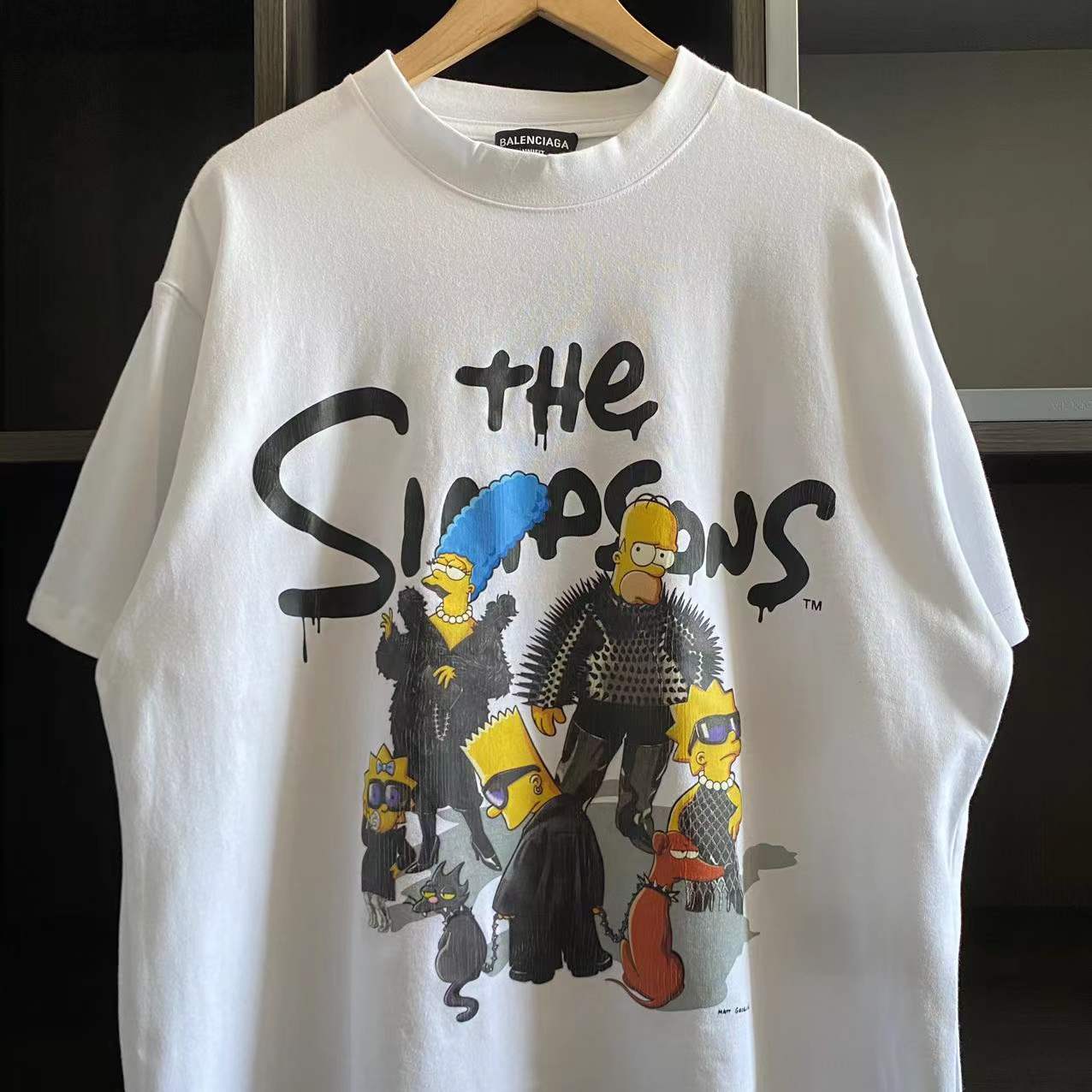 Ba1en*iaga Simpsons T-Shirt