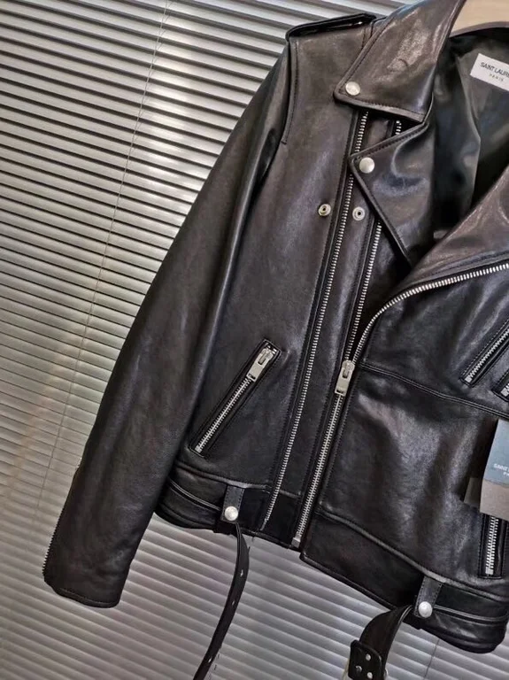 Sa1nt Lau*nt Replica Real Leather Jacket