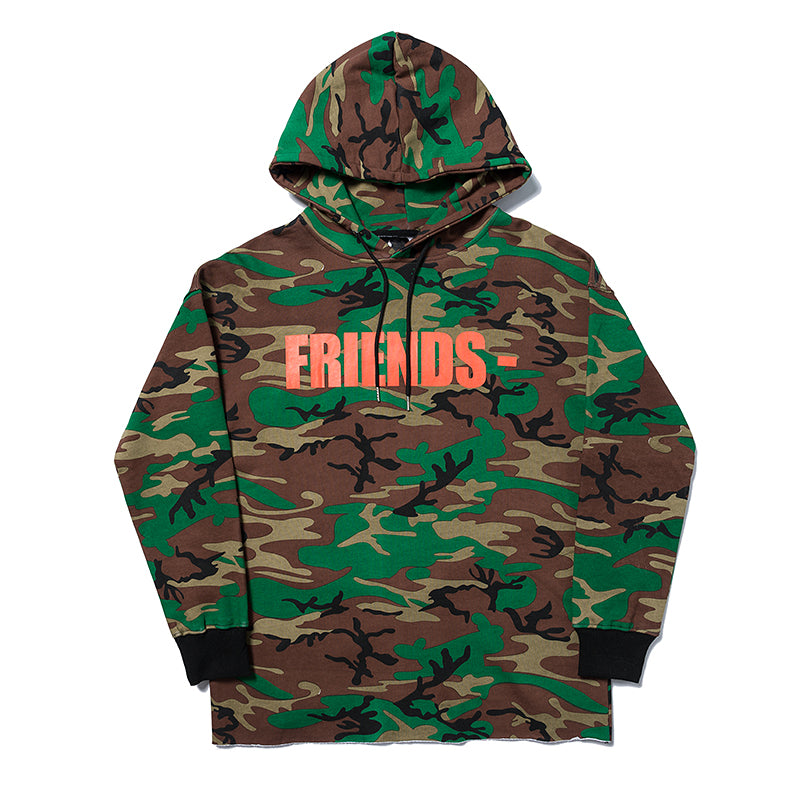 Vlone x Friends Hoodie Camo V Sweatshirt 6807