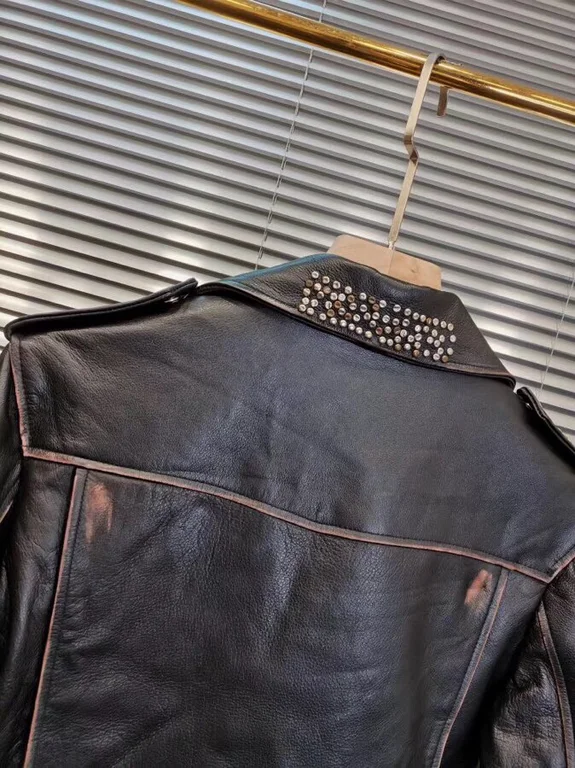 Sa1nt Lau*nt Replica Leather Jacket