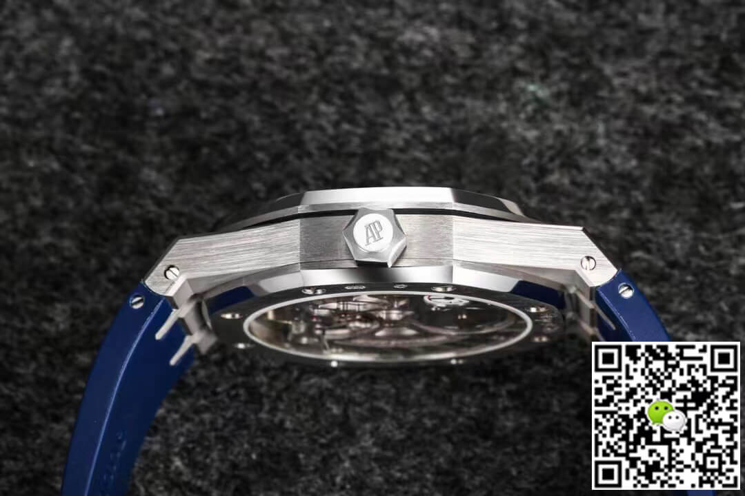 Replica Audemars P1g*et Royal Oak Tourbillon 1:1 Best Edition R8 Factory V3 Blue Strap