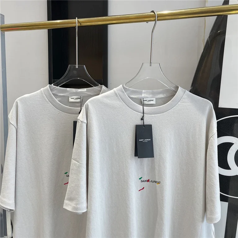 2022ss Sa1nt Lau*nt T Shirt